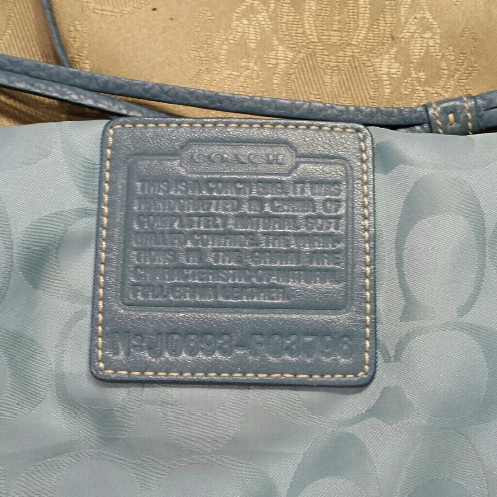 Coach Chambray Leather Bag - Picture 7 of 8